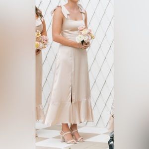 Show me your Mumu Champagne Luxe Satin